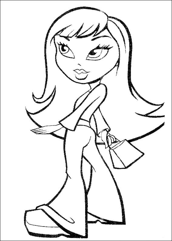 Download Bratz Coloring Pages ~ Free Printable Coloring Pages - Cool Coloring Pages