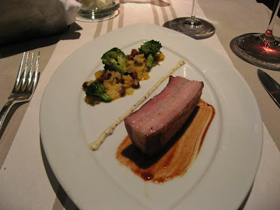 Slow roasted pork belly at Fifth Floor