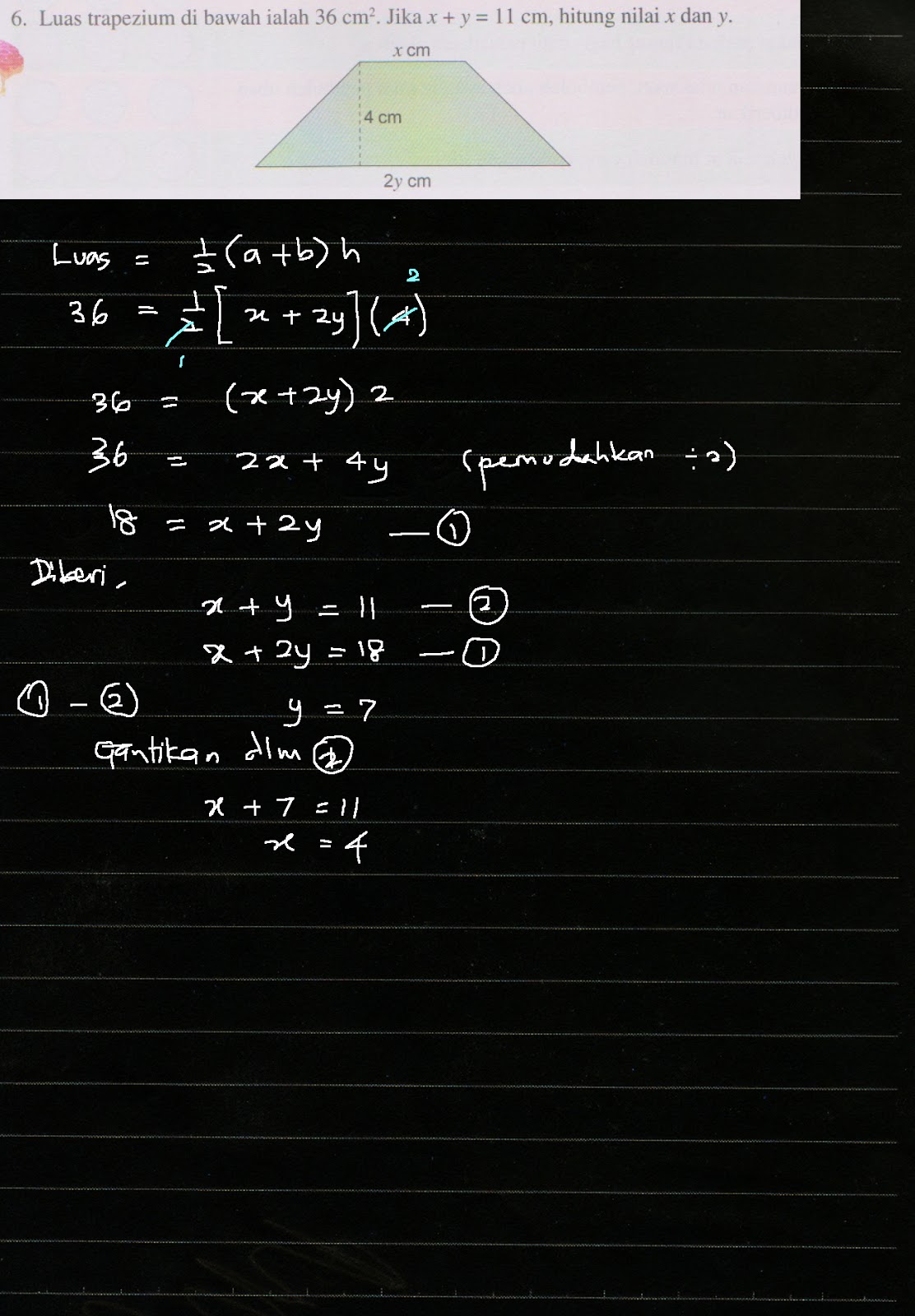 Soalan Matematik Tingkatan 1 Bab 2 - Contoh Su