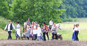 Treckleute bei Mörschied Karl May Freilichtspiele Cowboy und Indianer Winnetou