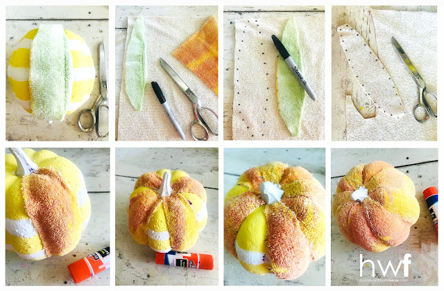 fall,summer,tropical style,vintage style,coastal style,pumpkins,beach towel pumpkins,DIY,diy decorating,re-purposed,up-cycling,beach style,colorful home,decorating,crafting,original designs,pumpkin decorating,fabric pumpkins,tutorial.