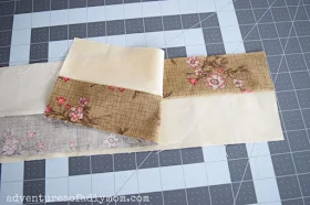 fabric strips for 4 patch