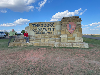 Martha and Byron at Roosevelt National Park