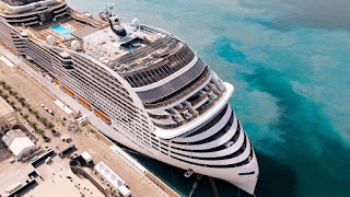 For the FIFA World Cup 2022, two luxurious cruise ships arrived in Doha.