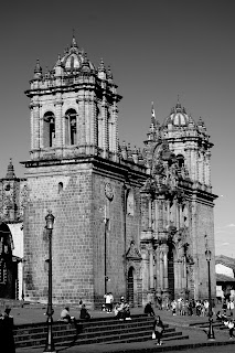 Cusco en noir et blanc