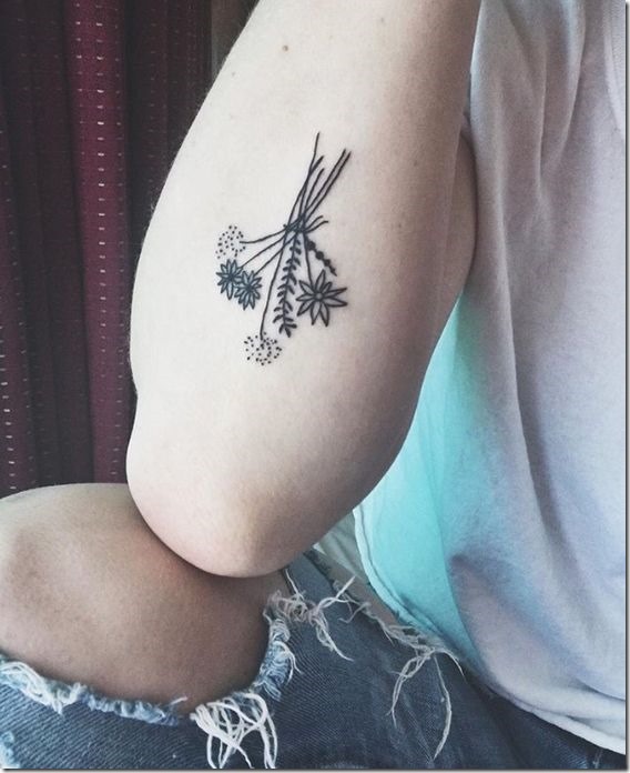 Splendide Bouquet De Fleurs Des Conceptions De Tatouage ...