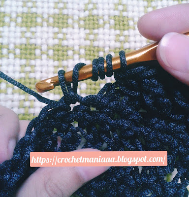 Triple-treble-crochet-(ttr), ttr- in- crochet