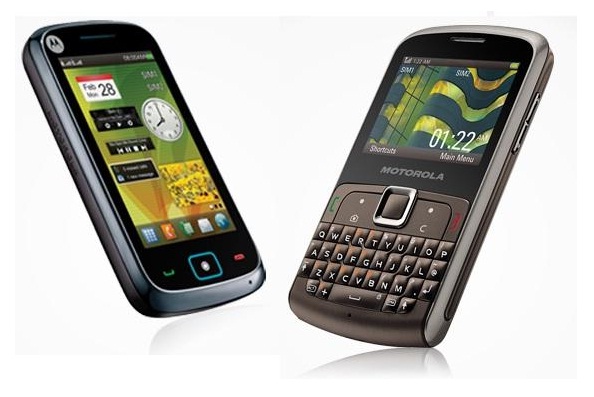 Motorola dual SIM handset Moto EX128 and Moto EX115