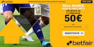 betfair supercuota liga Real Madrid gana al Mallorca 19 octubre 2019