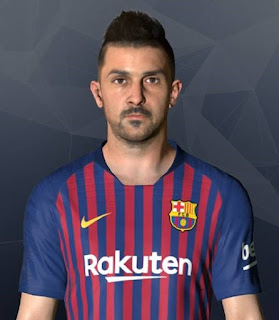 PES 2017 Faces David Villa by Facemaker Ahmed El Shenawy