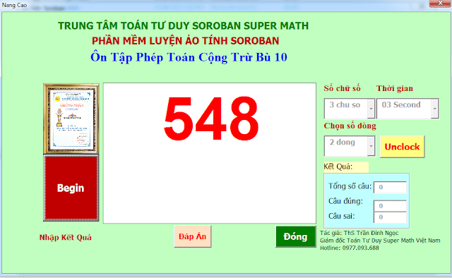 Phần mềm ảo tính soroban