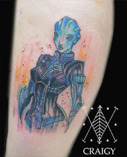 Liara T'Soni Tattoo Telford