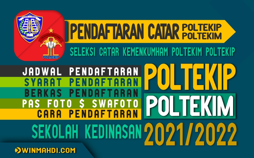 PENDAFTARAN CATAR POLTEKIP DAN POLTEKIM KEMENKUMHAM