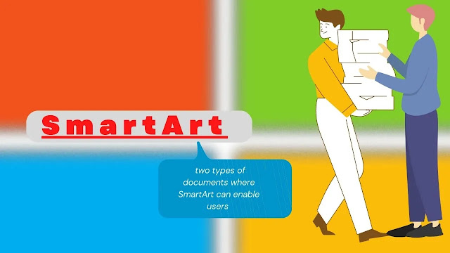 SmartArt: two types of documents where SmartArt can enable users