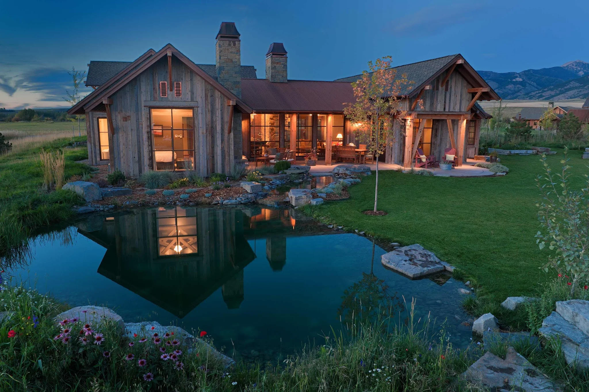 MODERN FAMILY FARMHOUSE - Locati Architects \u0026 Interiors | Bozeman, Big Sky Architects in 2020 ...