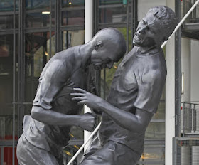 Mideast France Qatar Zidane Statue