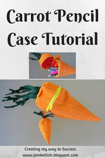 Carrot Pencil Case