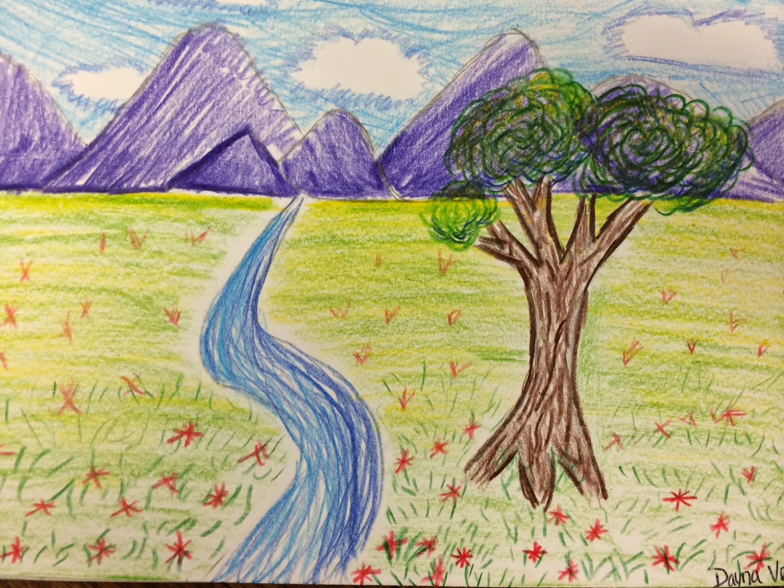 Mrs. Wille s Art Room Step-by-step Landscape Drawings