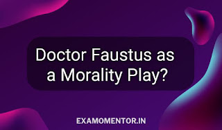 Doctor Faustus morality play