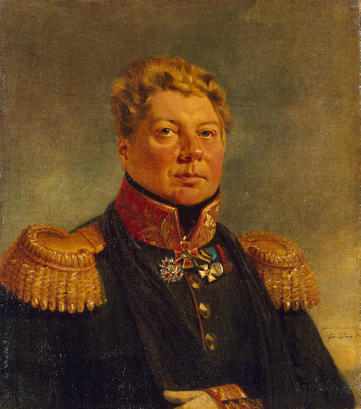 Portrait of Fyodor Ye. Knipper by George Dawe - History, Portrait Paintings from Hermitage Museum