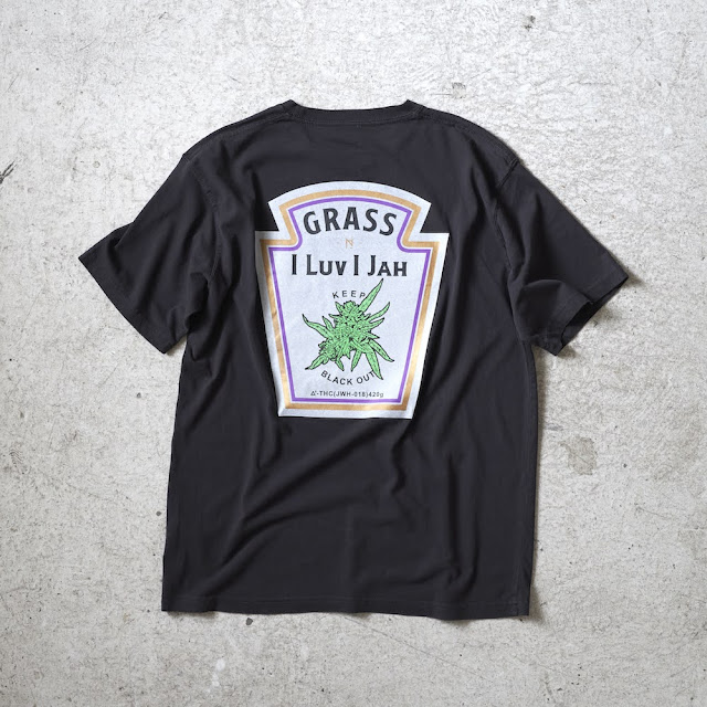 ANASOLULE Jah Collection GRASS T-Shirt TRUMPS 通販 広島