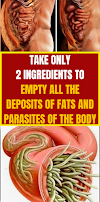 Take Only 2 Ingredients To Empty All The Deposits Of Fats And Parasites Of The Body