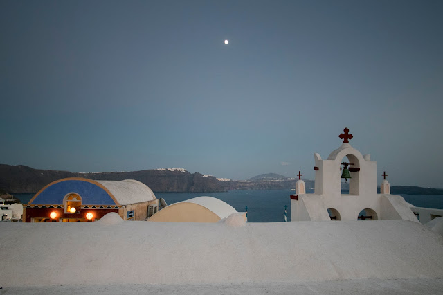 Oia di notte-Santorini