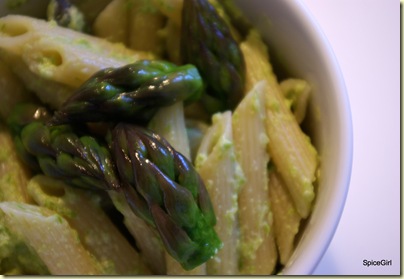 asparagus penne 5-20-09