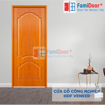 Cửa gỗ HDF veneer cho phòng ngủ