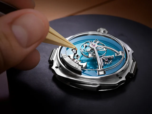 H. Moser X MB&F Streamliner Pandamonium for Only Watch 2023