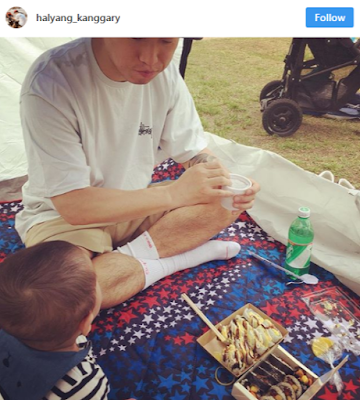 غاري يكشف المزيد من الصور مع ابنه البالغ من العمر 7 أشهر