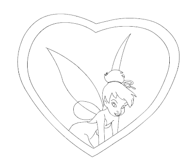 coloring pages tinkerbell and friends. Tinkerbell Coloring Pages