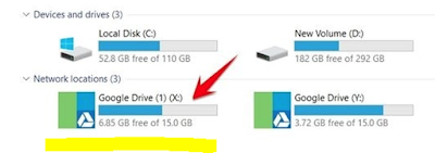 Cách sử dụng Googledrive và Onedrive như ổ đĩa mạng trên Windows