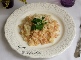 Arroz salteado con pechuga de pavo y salsa de soja – Stir-fried rice with turkey breast and soy sauce