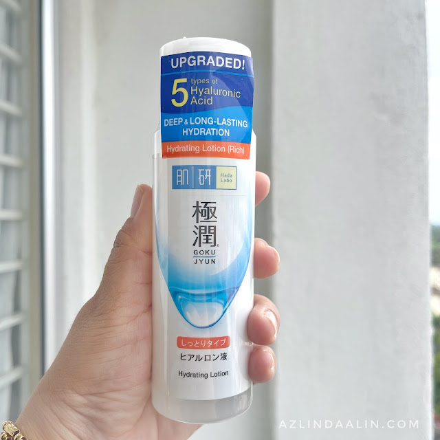 HADA LABO HYDRATING LOTION Dipertingkatkan Dengan 5 ASID HIALURONIK Untuk Penghidratan