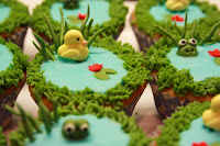 Duckpond cupcakes