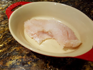 Rock Cod in Oven Proof Dish