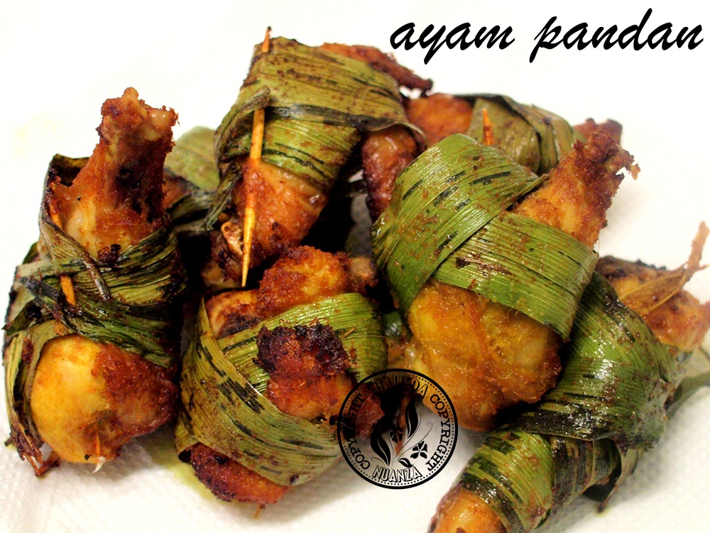 Pesona Cinta Cida de'Nuanza: ayam pandan