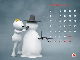 vodafone zoozoo calendar 2010 december