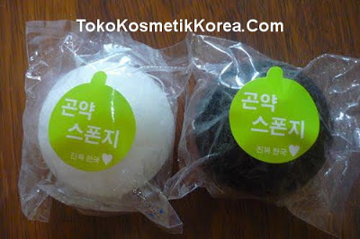 Black Konjac Sponge Bamboo Charcoal