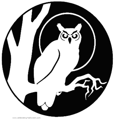 Owl Halloween Stencils Printable
