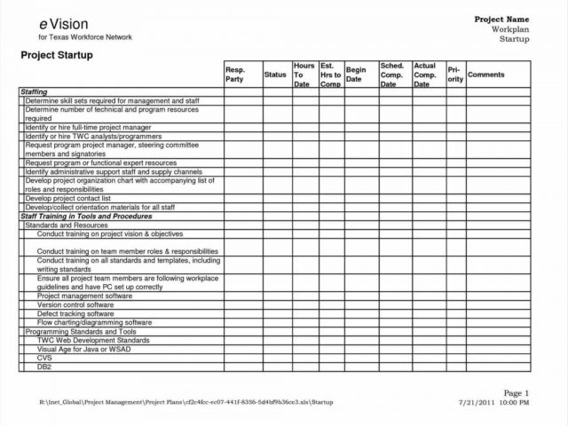 Employee Training Schedule Template In Ms Excel