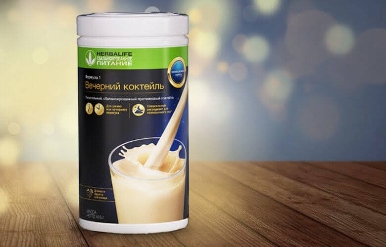 Вечерний ф1 коктейль Гербалайф