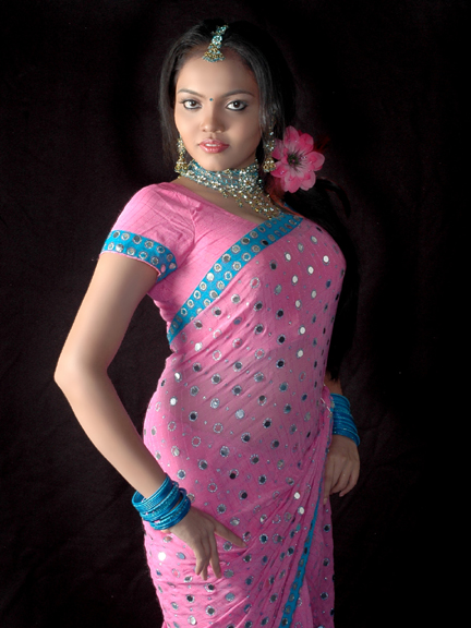 Actress Nikisha Desi Traditional Styles Spicy Stills Photo Shoots