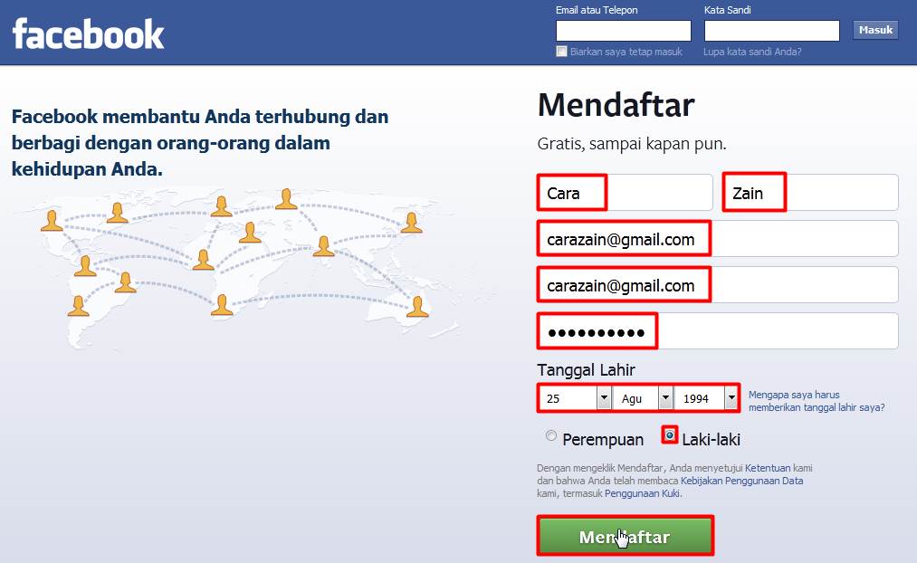 Cara Membuat Facebook Baru Gratis Daftar Akun FB