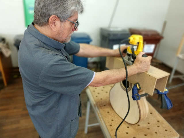 luteria luthier luthieria ENCAIXE DO BRAÇO NO CORPO DO VIOLÃO