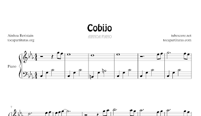 Cobijo de Ainhoa Beristain Partitura de Piano 