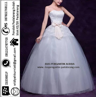 Sewa Gaun Pengantin Ball Gown Murah di Bandung