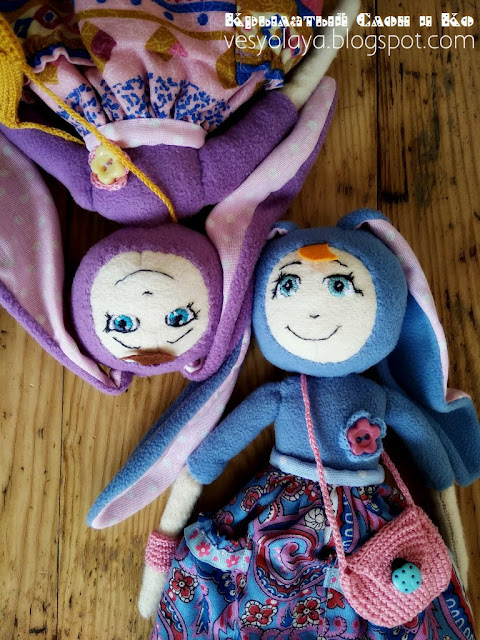 fabric dolls by Katya Vesyolaya