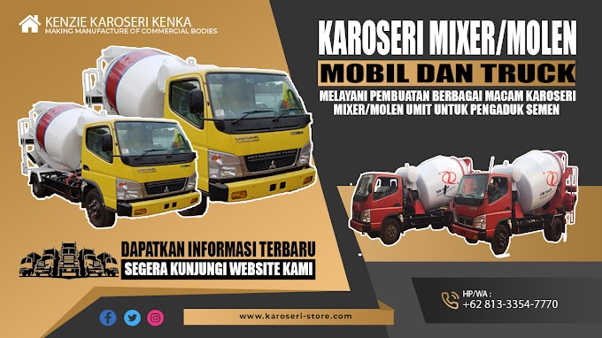Harga Mobil dan Truck Mixer - Molen - Concrete